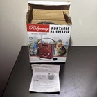 Portable Pa Speaker Model Bs 559W Ridgeway Red New. Price: $39.99.