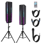 Pyle 3 6.5'' Bluetooth Combo Boxes - Active & Passive Dj Loud Speakers New. Price: $365.99.