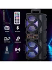 Dazone Dual 6.5" Bluetooth Speaker 3000W With Mic Led Lights Fm Remote New. Price: $48.11.