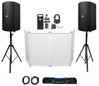 Dj Package W/avante Audio A12X 12" Speakers+stands+microphone+headphones+facade New. Price: $1272.90.