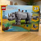 Lego Wild Animals: Majestic Rhino With Birds Set #31171-1 New Sealed Box. Price: $61.00.