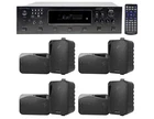 Technical Pro 6000W (6) Zone, Home Theater Bluetooth RECEIVER+(8) 4" Speakers New. Price: $464.75.
