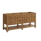 72" James Martin Malibu 505-V72-AMB Double Vanity Cabinet Amber Birch New. Price: $3495.00.