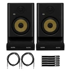 Krk Rokit RP7 G5 7" Studio Monitors 2-PACK With Cables & Isolator Pads New. Price: $478.40.