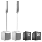 Electro-voice Wht Speaker System -pair W/ 2X EVOLVE30M-SUBCVR New. Price: $2996.00.