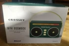 Crosley CR3050A-JU Mini Boombox Portable Bluetooth Speaker Juniper New. Price: $23.00.