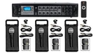 Rockville RCS180-6 180W Zone 70V Commercial Amplifier/bluetooth Receiver+mics New. Price: $279.95.