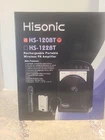 Hisonic HS120BT Portable Rechargeable Speaker System With Wireless Microphones New. Price: $130.00.