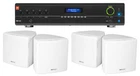 Jbl Commercial AMPLIFIER+(4) 3.5" White Cube Speakers For Restaurant/bar/cafe New. Price: $504.95.