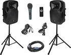 Proreck Portable 12 Inch 1000W 2-WAY Powered Pa Speaker System Bluetooth/usb New. Price: $279.99.