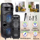 6000W Portable Bluetooth Speaker Dual Subwoofer Heavy Bass Sound System & Mic New. Price: $75.99.