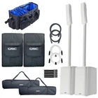 Qsc KC12-WH 3000W Active Powered 3-WAY Column Loudspeaker System White Pair New. Price: $3999.98.