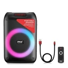 Pyle 100 Watt Portable Bt Party Speaker W/ Built-in Rechargeable Battery New. Price: $83.99.