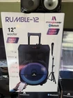 Maxpower RUMBLE-12 Portable Bluetooth Speaker 12" Woofer Fm Radio Liquid Lights New. Price: $125.00.