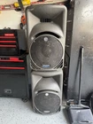 Mackie Active Pair, Wired Black Rectangular Powered Speakers Used. Price: $500.00.
