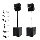Proreck Club Dj Speaker System 15 Inch Pa Subwoofer 6000W Line Arrays Set New. Price: $709.99.