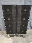 (4X) Jbl VTX-V20 3-WAY High Directivity Line Array Speakers Set W/transporter Used. Price: $7499.99.