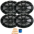 4X Kicker 40PS692 6X9" 180W Max 2-OHM Atv/motorcycle Speakers, Wire New. Price: $358.49.