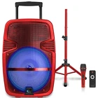 Technical Pro 15" Rechargeable Bluetooth Led Loudspeaker Package W/ Tripod & Mic New. Price: $229.99.