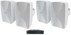 Jbl Csa 280Z Commercial AMPLIFIER+(4) Indoor/outdoor White Swivel Wall Speakers New. Price: $749.85.