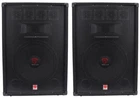 (2) Rockville RSG15.4 3-WAY 1500 Watt 4-OHM Passive Dj/pro Audio Speakers New. Price: $314.90.