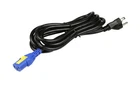 Qsc WC-000586-20 9.8-FOOT 3 Conductor 18AWG Locking Power Cord, 120V Black New. Price: $32.27.