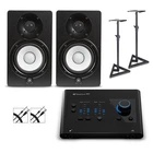 Presonus Quantum ES2 Interface W/yamaha HS5 Studio Monitor Pair Cables & Stands New. Price: $783.99.
