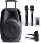 Gemini ES-15TOGO 800 Watt Battery Powered Loudspeaker System, Black New. Price: $129.00.