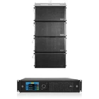 Mode Audio Line Array Set 4XDUAL Speakers, Amplifier (FL-212X4TTM12) New. Price: $11687.49.