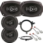 500W Front 6X9" & 300W Rear 6.5" Door Speakers For 2002-2018 Jeep Grand Cherokee New. Price: $131.99.