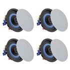 Ceiling Speakers 4 Inch 320W Way Bluetooth Flush Mount Herdio Watts Home New. Price: $179.99.