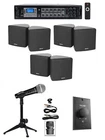 Rockville RCS350-6 Zone 70V Commercial AMPLIFIER+6) Cube Speakers+mic+controller New. Price: $506.90.