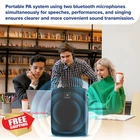 Sanmic Mini Wireless Voice Amplifier 2 Bluetooth Mics Portable New. Price: $75.40.