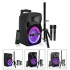 5CORE Party Speaker Bluetooth Big Rechargeable Outdoor Dj System With 2 Mic New. Price: $179.99.