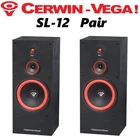 Cerwin Vega SL-12 3-WAY 12" Tower Floor Speaker Home Audio 300 Watts Pair New. Price: $779.98.