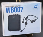 Winbridge Voice Amplifier Wireless Earhook Microphone Portable Speaker WB007 New. Price: $44.95.