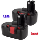 2PACK Volt 4.8AH Battery For Bosch BAT025 BAT180 BAT181 BAT189 BAT026 BAT160 New. Price: $25.18.