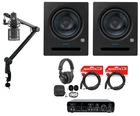 (2) Presonus Eris Pro Powered 8" Studio Monitors+interface+mic+headphones+boom New. Price: $815.73.