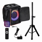 Pyle PPHP868STBG Bluetooth Speaker 120W Tws Mic Tripod Stand New Sealed. Price: $106.79.