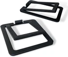 DS1M Metal Stands Pair - Tilted For Desktop Pc Speakers, Studio Book New. Price: $58.31.