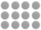 12) Rockville CCL6T White 70V 6" Commercial Ceiling Speakers 4 Restaurant/office New. Price: $164.95.