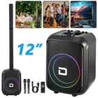 12" Turret Speaker With Tweeter Column High Power Stereo Sound System Home Party New. Price: $289.99.