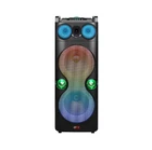 Qfx Dual 12" Party Speaker, Rechargeable Battery, Led Lights, Bluetooth, Way New. Price: $234.99.