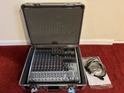 Behringer QX1832USB 18-CHANNEL Mixer + Custom Case Used. Price: $299.00.