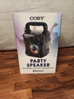 Coby Portable Bluetooth Speaker Wireless Pa System With Fm Radio Microphone Open. Price: $19.99.