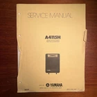 Vintage Yamaha A4115H Sound Reinforcement Monitor Lousdspeaker Service Manual Unspecified. Price: $25.00.