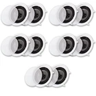 Acoustic Audio CS-IC83 Flush Mount Ceiling Speakers With 8" Woofers 5 Pair New. Price: $348.88.