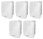 5) Rockville WET-6W 70V 6.5" IPX55 White Commercial Indoor/outdoor Wall Speakers New. Price: $314.95.