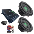 AUDIO360 2X 10" 3000W Premium Subwoofers Pair + Car Amplifier Kit New. Price: $259.99.