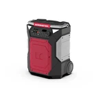 Monster Rockin Roller 360 Portable Indoor/outdoor Bluetooth Speaker - Red/silver New. Price: $195.00.